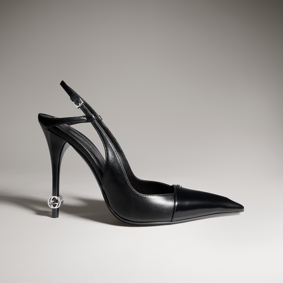 Zapatos con correa para mujer con detalles de GG entrelazada