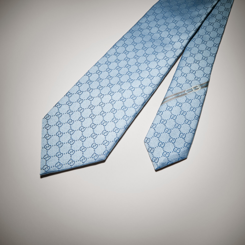 GG silk tie