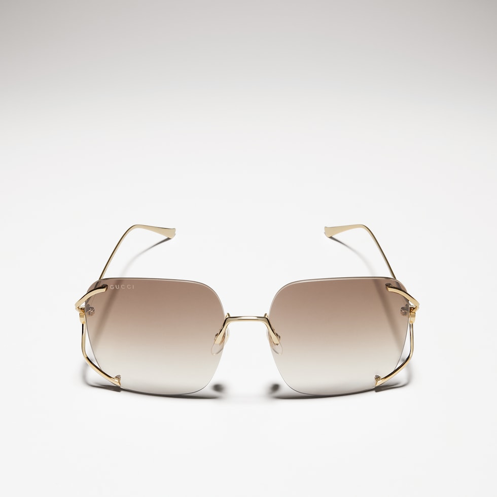 Gafas de sol cuadradas de metal