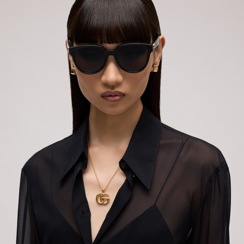 Specialized fit round-frame sunglasses