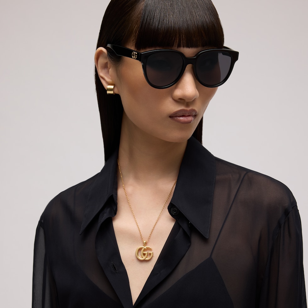 Specialized fit round-frame sunglasses