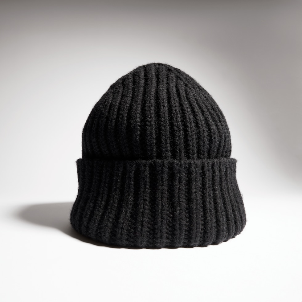 Wool cashmere hat with Double G
