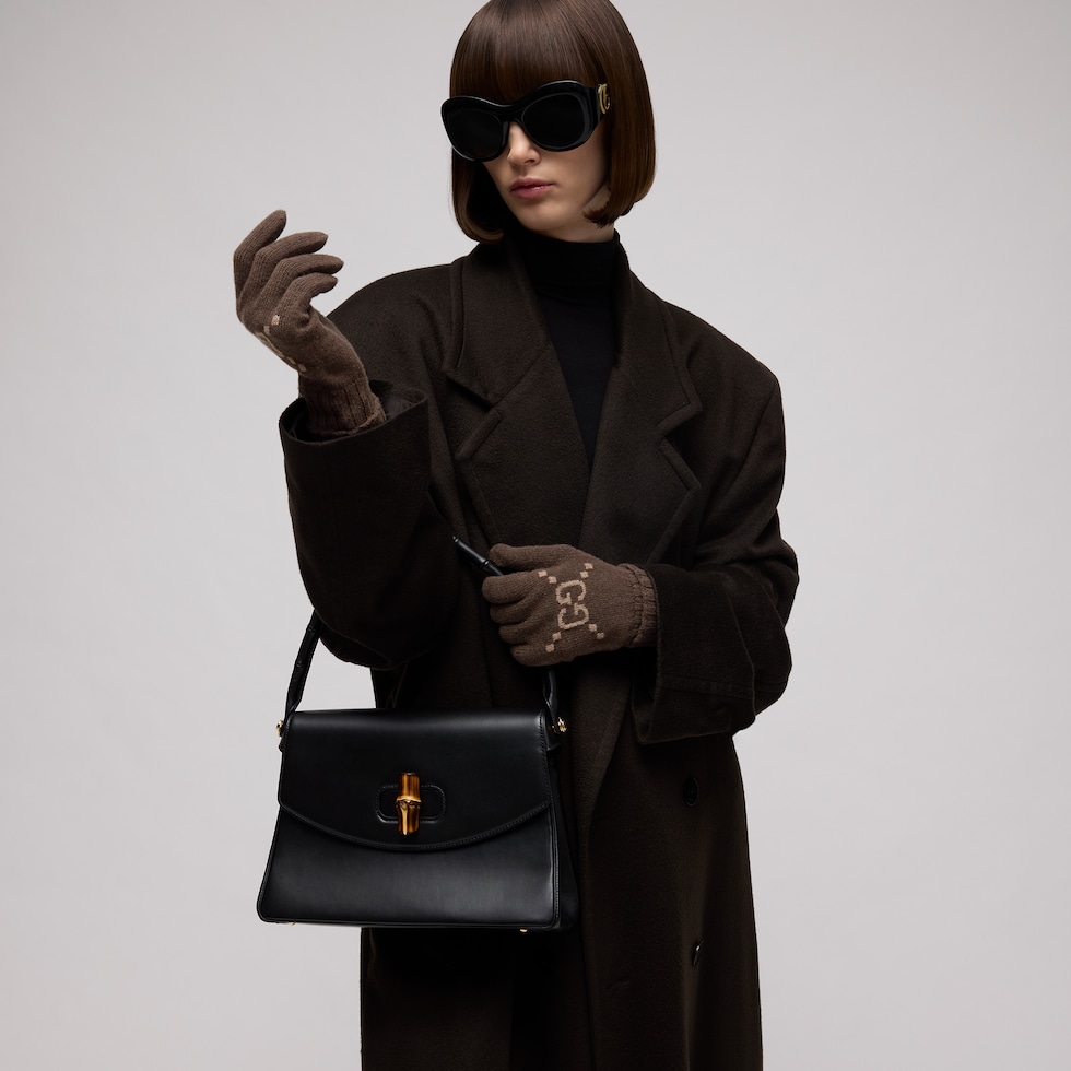 GG cashmere gloves