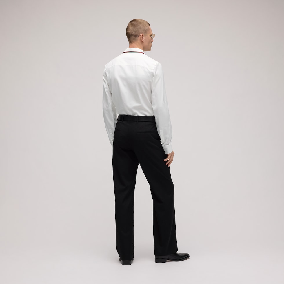 Oxford cotton shirt with Web