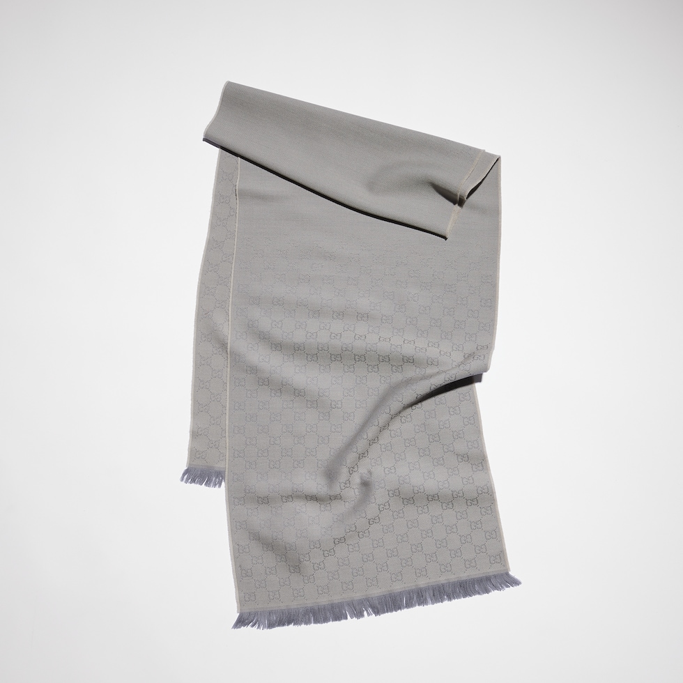 GG wool scarf