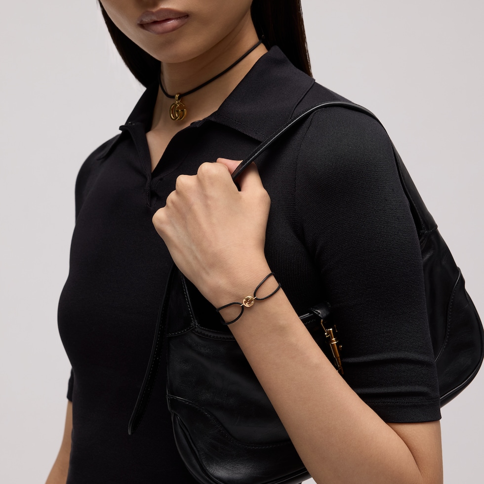 Gucci Interlocking Armband mit Anhänger 18 Karat