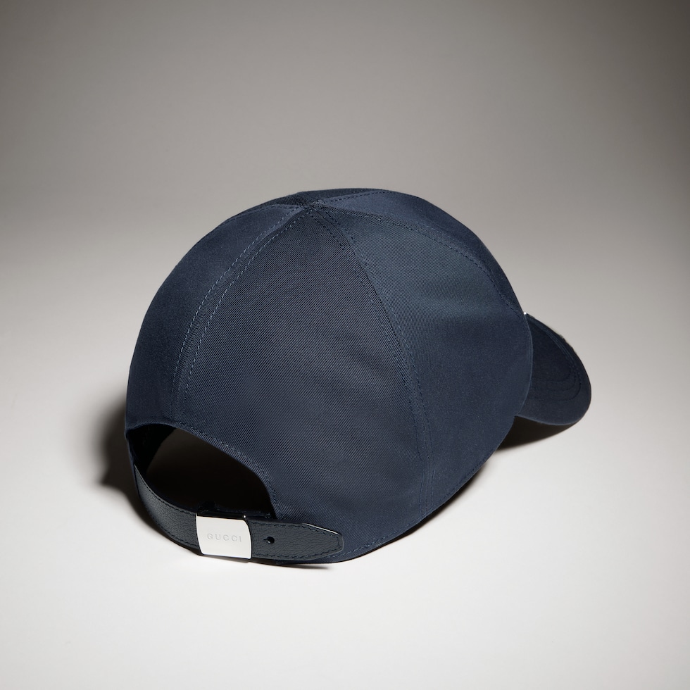 Cappellino da baseball in cotone con ricamo
