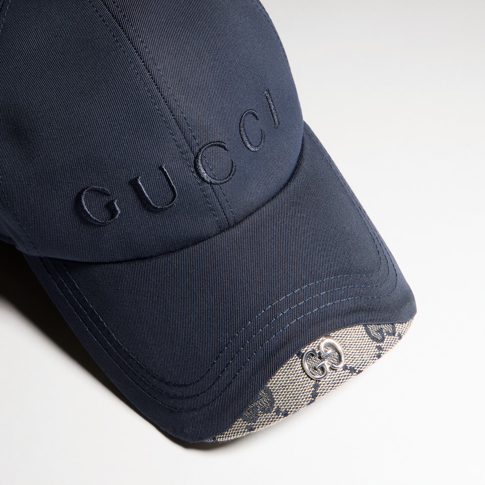 Cappellino da baseball in cotone con ricamo