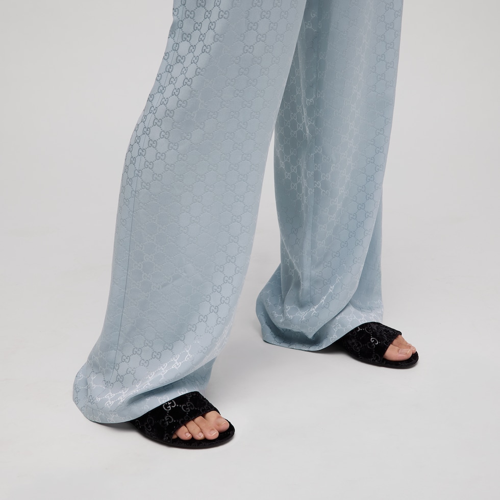 Sandalo slider Castello donna con cristalli