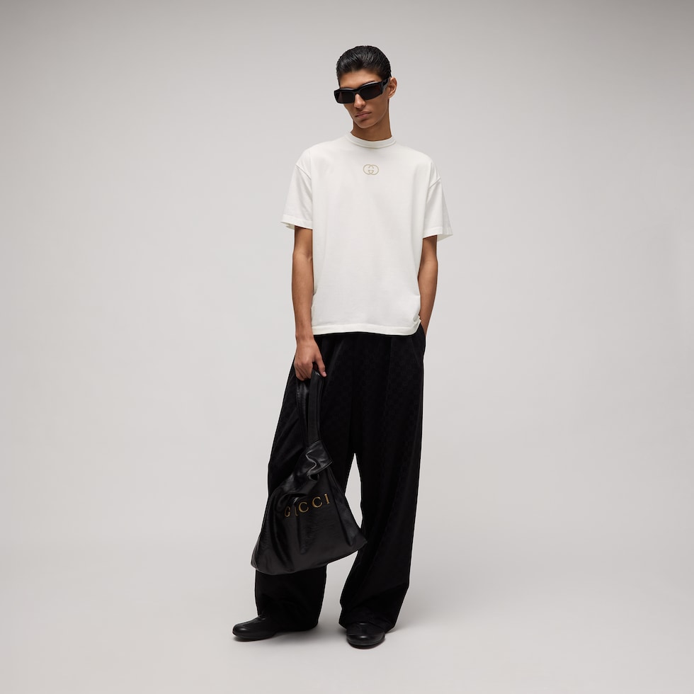 Cotton jersey T-shirt with print