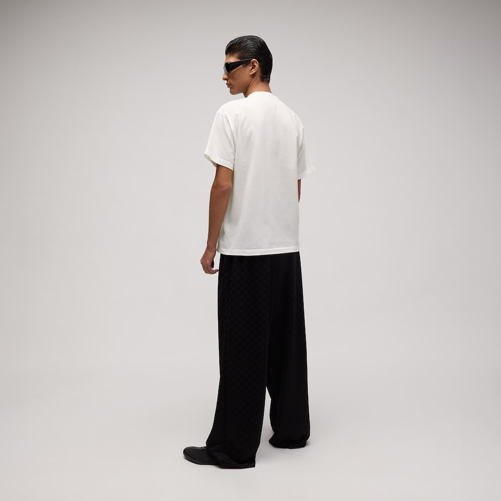 Cotton jersey T-shirt with print