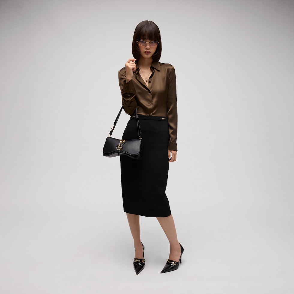 Chemise en satin de soie