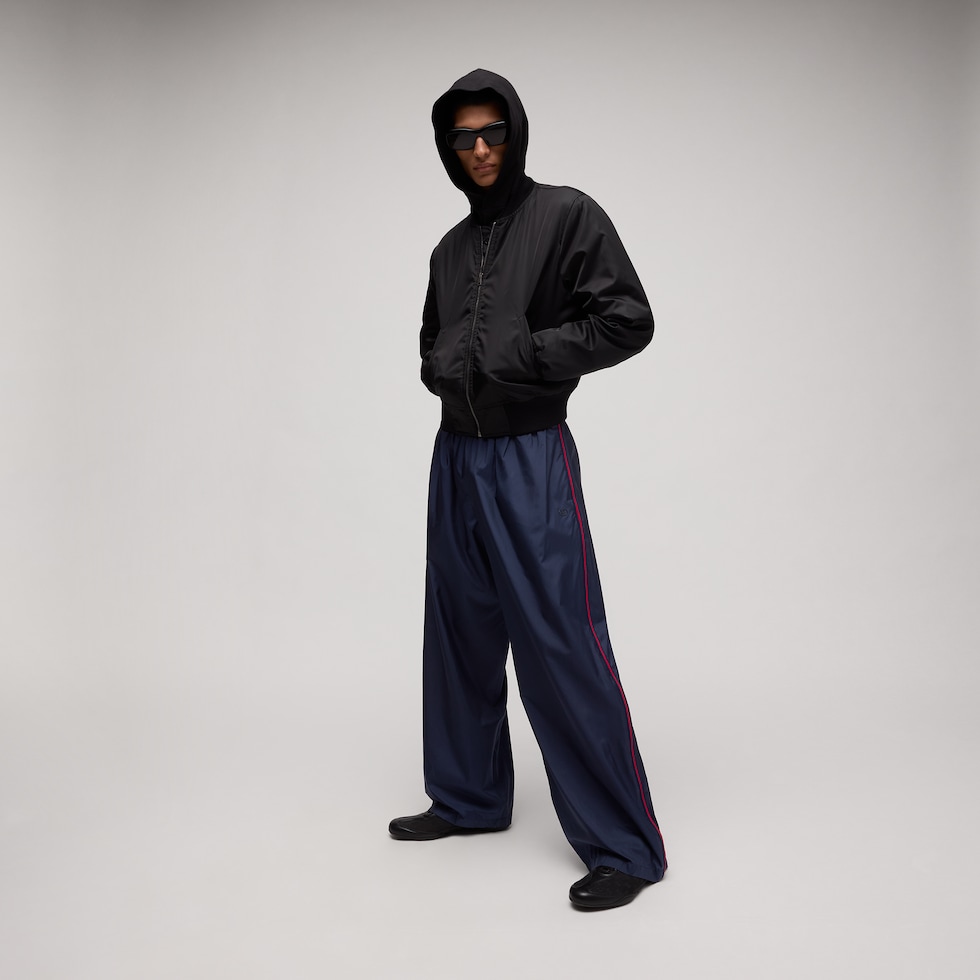 Pantalón de ocio de seda técnica con Web