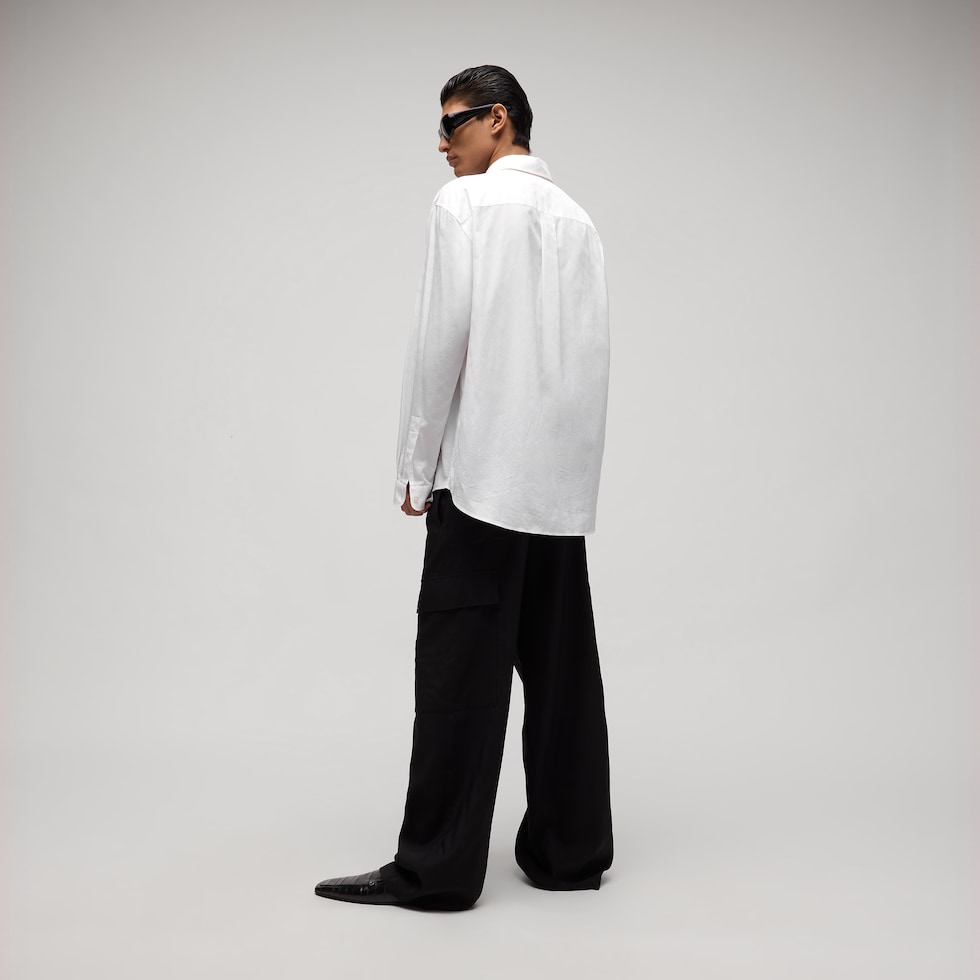 GG cotton poplin shirt