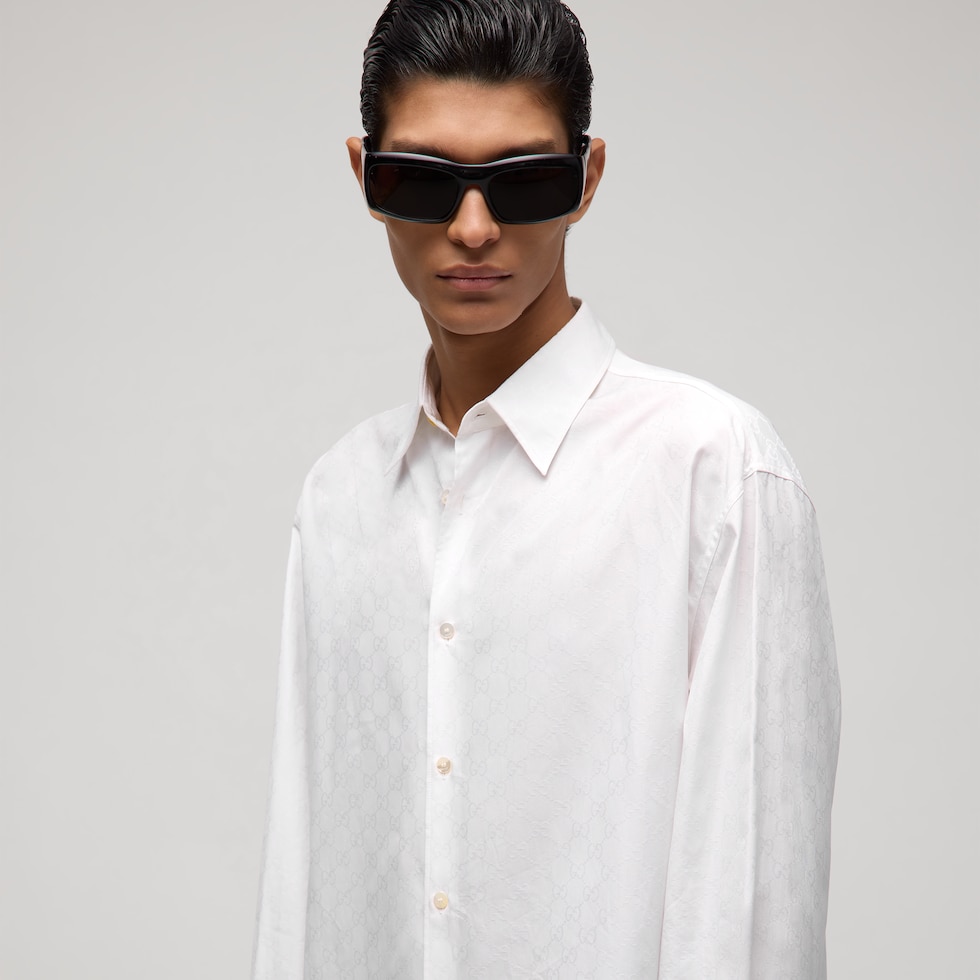 GG cotton poplin shirt