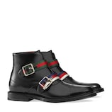 men's gucci boots with buckle