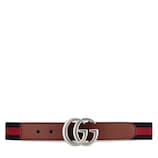 GUCCI 〔チルドレンズ〕ダブルG レザー ベルト チルドレンズ〕ダブルG ベルトブラウン レザー | GUCCI公式
