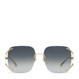 GUCCI グッチ サングラス GG0646S カラー001 2024年購入 スクエア メタル サングラス ・グレー シェード レンズ | GUCCI公式