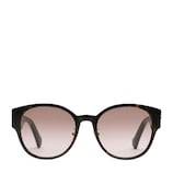 ジオメトリック フレーム サングラス ・ダークブラウン | GUCCI公式