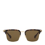 GUCCI ゴールドスクエアサングラス 733392_I3330_8023_003_100_0000