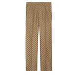 パンツ GUCCI FW25 Olive green GG fabric pant (837435Z7ADE 3602) パンツ GUCCI FW25 Olive green GG fabric pant (837435Z7ADE