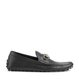 GUCCI マイクロシマ　ドライビングシューズ　ローファー　黒　24cm GUCCI - グッチ／GUCCI シューズ ドライビングシューズ 靴