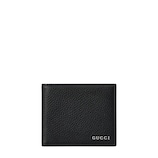 GUCCI ロゴ 二つ折りウォレット ・ブラック レザー | GUCCI公式