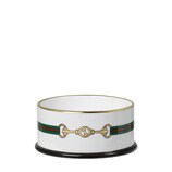 GUCCI 蝶模様 ペットボウル 2個セット グッチ デコールホースビット プリント スモール ペット ボウル