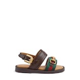 GUCCI★素敵！SYLVIE WEB HORSEBIT Sandals Slides Mules Gucci Multicolor Leather Sylvie Web Accent Flat Slides Size