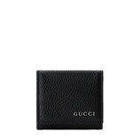 GUCCI ロゴ コインケース ・ブラック レザー | GUCCI公式