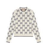 ニット・セーター GUCCI Men Sweater White 792759XKEAH 9060 GUCCI: Sweater men - White | Gucci sweater 792759XKEAH