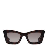 GUCCI ☆ブラウンキャットアイサングラス Cat eye frame sunglasses in brown tortoiseshell | GUCCI® US