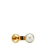 Gucci Blondie resin pearl ring in yellow gold-toned metal