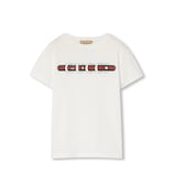 チルドレンズ〕プリント コットン Tシャツ ・ホワイト | GUCCI公式