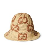 【GUCCI】グッチ Bucket Hat GG RAFFIA HAT ハット 7950013HA1J 795001_3HA1J_9664_001_100_0000