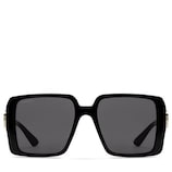 Square frame sunglasses in black | GUCCI® US
