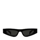 Cat-eye frame sunglasses in black | GUCCI® US