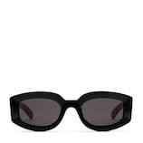 Geometric frame sunglasses in black | GUCCI® CA