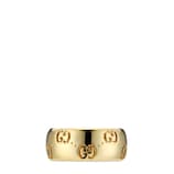 Icon 18k GG wide ring in 18k yellow gold | GUCCI® US