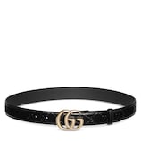 【美品】GUCCI ベルト 黒 レディース Gバックル iget_406831-dj20n-1000
