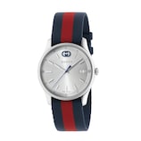 G-タイムレス〕ウォッチ（38 mm） ・ブルー＆レッド ナイロン | GUCCI公式