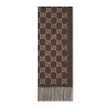 GG カシミア スカーフ ・ベージュ | GUCCI公式