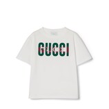 Children's printed cotton T-shirt in white | GUCCI® US