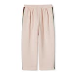ぐぅページ Children's cotton pant with Web in light pink | GUCCI® US