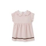 最新デザインの cotton embroidered Baby dress US GUCCI® | pink and white in トップス