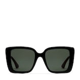 サングラス GUCCI SS25 Gucci GG1860S Sunglasses (819567 J0740 1012) Rectangular frame sunglasses in black | GUCCI® US