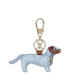 Dog-shaped bag charm in light blue GG Supreme | GUCCI® US