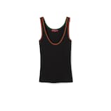 グッチ　タンクトップ　ショート丈　黒　リブ　美品 815851_XJG5O_1043_001_100_0000