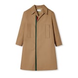 Children's cotton coat with Web in light brown | GUCCI® US