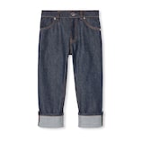 GUCCIデニムパンツ　（子供服）Bearcat Children's GG denim jacquard pants in blue and ivory | GUCCI® US